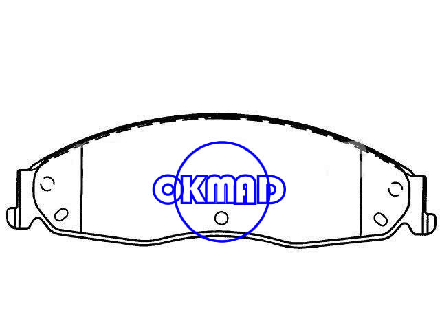 PONTIAC GRAND PRIX-V8 brake pad FMSI:7822-D1110 OEM:89060375,F1110